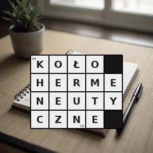 Hasło krzyżówkowe zrozumiany - koło hermeneutyczne – rozwiązanie, synonimy, podpowiedzi i definicje krzyżówkowe